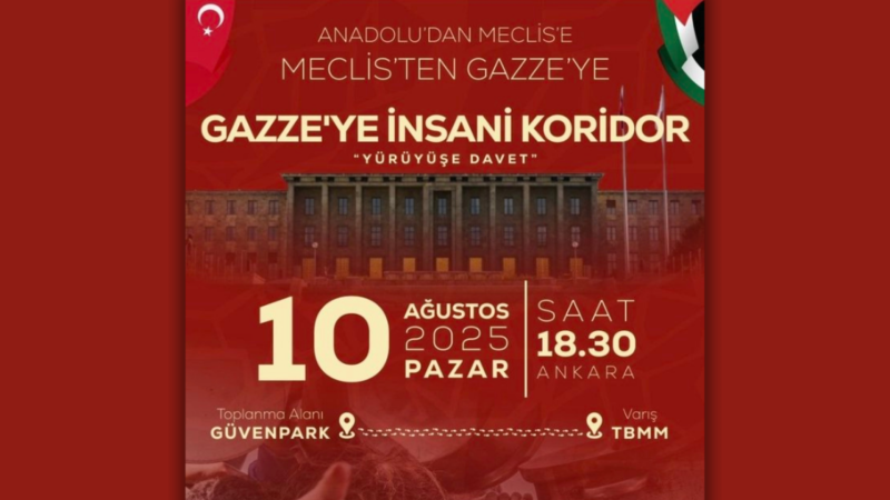 9 Radyodan Gazze Yürüyüşüne Canlı Yayın Desteği