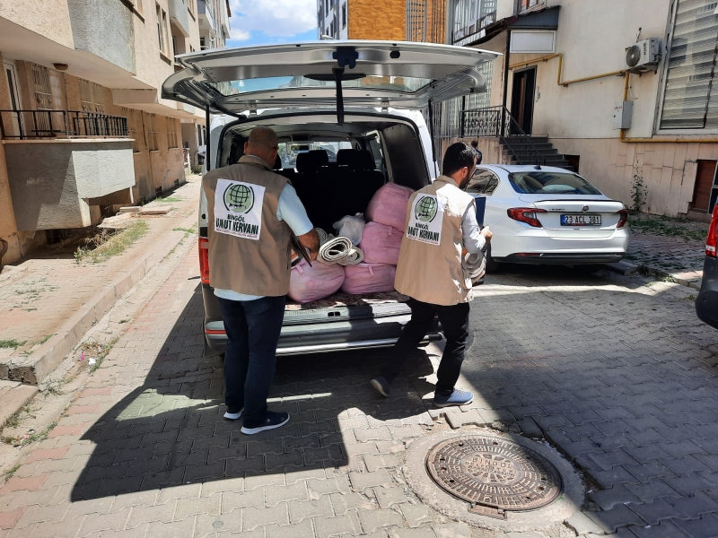 Bingöl Umut Kervanı, Ağustos ayında da yardımlarını ulaştırdı