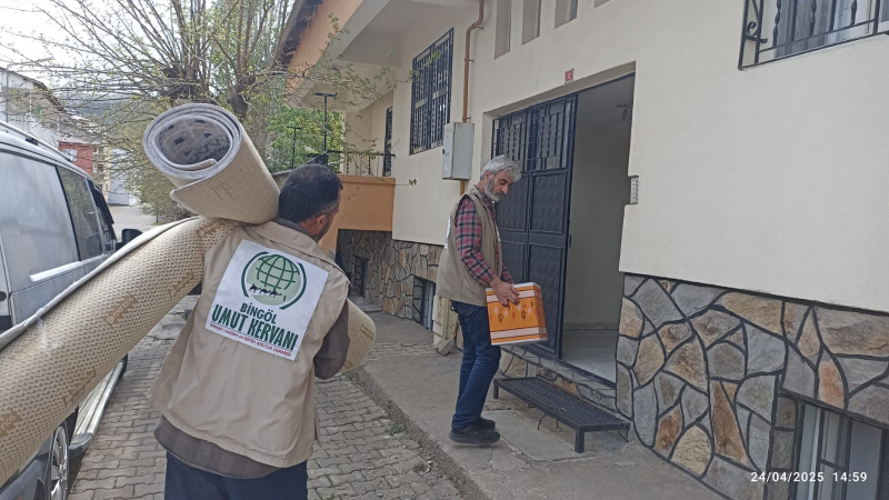 Bingöl Umut Kervanı’ndan 189 aileye yardım