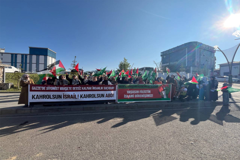 Bingöl’de “MARCH TO GAZA” yürüyüşü 