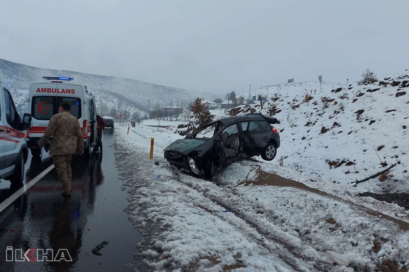 Bingöl'de trafik kazası: 2 kişi yaralandı