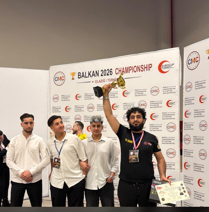 Bingöllü Kuaför Gökhan Keskin Dünya 2.si oldu