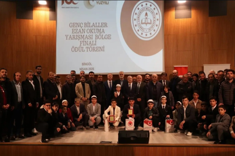 Genç Bilaller Ezan Okuma Yarışması Bölge Finali Bingöl’de yapıldı