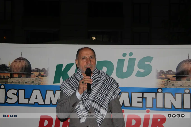 HÜDA PAR Bingöl İl Başkanlığı’ndan “Gazze için Dua” programı 