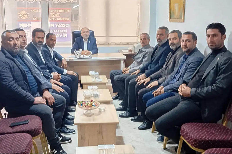 HÜDA PAR Bingöl İl Başkanlığından muhtarlara ziyaret 