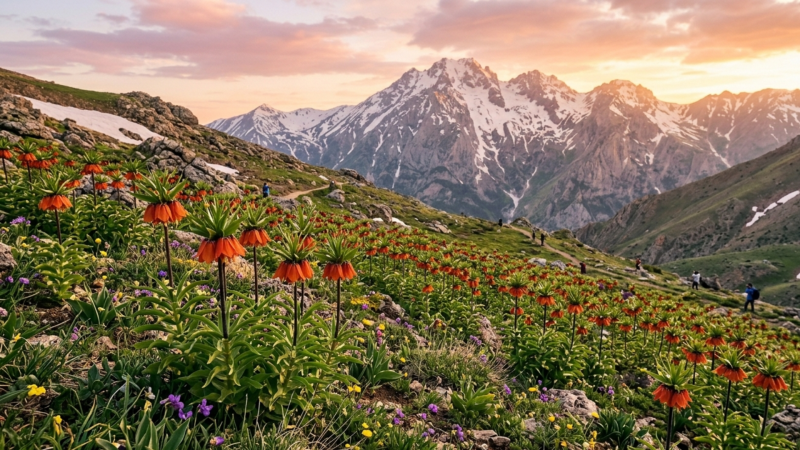 Ters laleler y&uuml;z&uuml;n&uuml; g&ouml;sterdi 